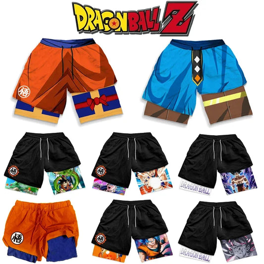 Dragon Ball Z 2 In 1 Compression Shorts