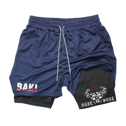Baki 2-in-1 Compression Shorts